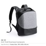 Anti-theft Business Backpack Waterproof & Charging Port - Image 3