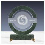 Round Crystal and Marble Awards in Hardboard Box - Image 2