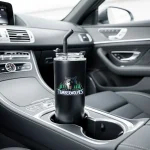 Double Wall SS Tumblers with Transparent Lid & Metal Straw - 500ml - Image 2