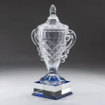 Large Crystal Glass Trophy Cup with Chocolate Gift Edition in Luxury Box - Image 2