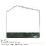 Crystal and Marble Awards in Fiber Hardboard Box - Image 3