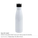 Double Wall SS Bottles Twist-off Lid SS Foldable Handle 500ml - Image 7