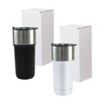 Double Wall SS Tumblers with Slide-Lock PP Lid 591ml - Image 9