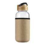 Glass Bottles with Bamboo Lid and Eco Sleeve, 1 liter - Image 6