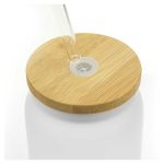 Glass Bottle with Straw and Bamboo Lid 455 ml Capacity - Image 4