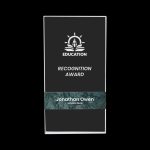 Rectangle Marble and Crystal Awards with Gift Box - Image 2