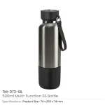 Multi-function SS Bottles, Double Wall, Base Cup, Lanyard, 500ml - Image 15
