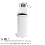 Promotional Glass Bottles with Sleeve 500 ml - Image 4