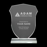Shield Shaped Crystal Awards with Gift Box - Image 2