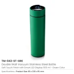 Smart Temperature LED Display Bottles in Soft Touch Finish - 500ml - Image 10