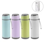 Sports Glass Bottles 500ml Twist off Lid and Carry Handle