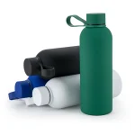 Stainless Steel Water Bottles 500ml – Double Wall, Matte, Rubber Coating - Image 4