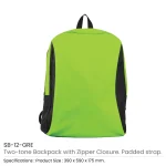 Two-toned Backpacks 600D Polyester Material - Image 4